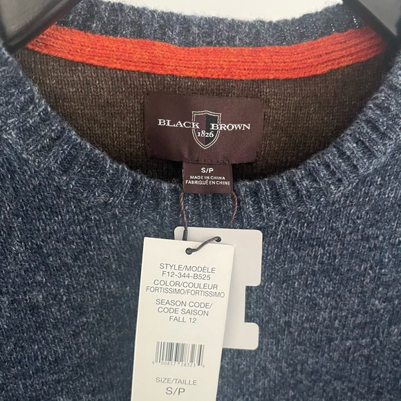 Black Brown 1826 Men’s Pullover - Picture 2 of 6